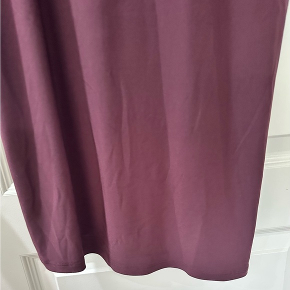 Express Elegant Purple Draped Dress - Size Medium - Picture 9 of 10
